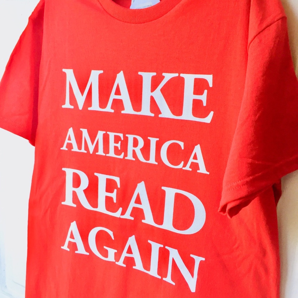 2/$30 MAKE AMERICA READ AGAIN | RED T-SHIRT | NWT